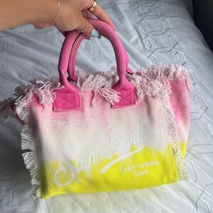 MC2 Saint Barths Tote Pink and Yellow
